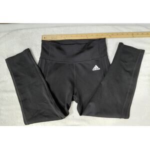 Adidas Climalite Womens Crop Leggings Black size Small